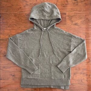 Cozy Tan Hooded Knit Sweater